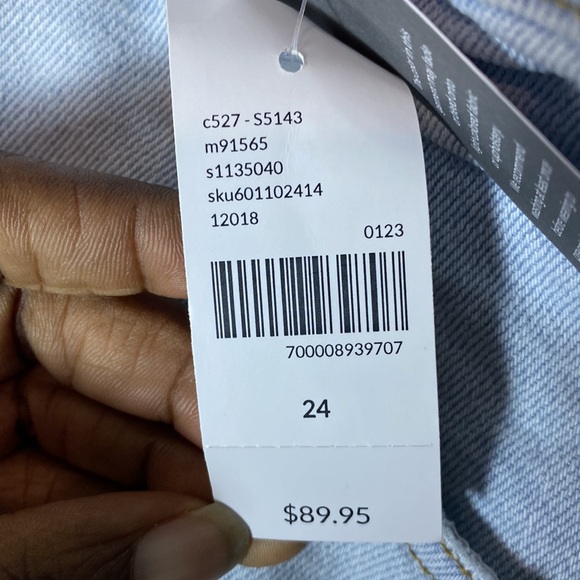 Lane Bryant Mid Rise Straight Ankle Flex Magic Waistband Signature Fit Size 24 - Picture 5 of 11